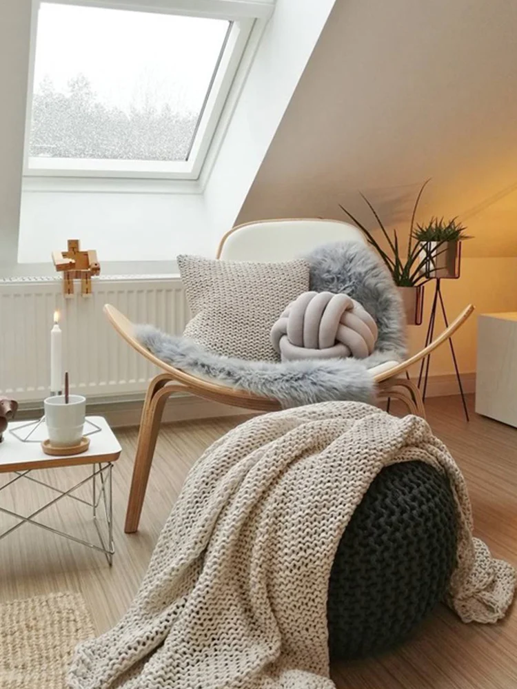 

Art shell chair, living room, airplane chair, leisure and minimalist modern balcony, single person sofa chair