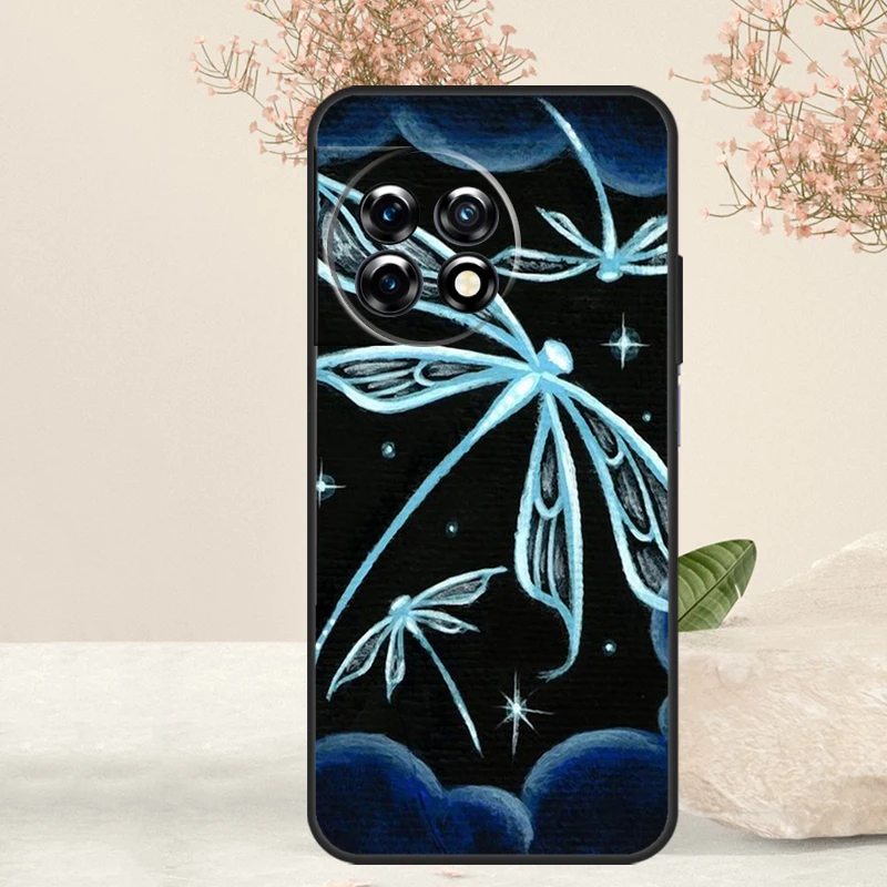 Dragonfly Animal Art Case For OnePlus 12 11 9 10 Pro 10R 8T 10T 12R OnePlus Nord CE 3 2 Lite N30 N20 N10 Cover