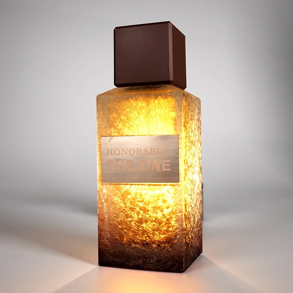 

100ml Perfume Honorable Eau De Parfum Amber Textured Dark Brown Cap Luxe Unique Long Lasting Masculine Fragrance Spray Perfumes