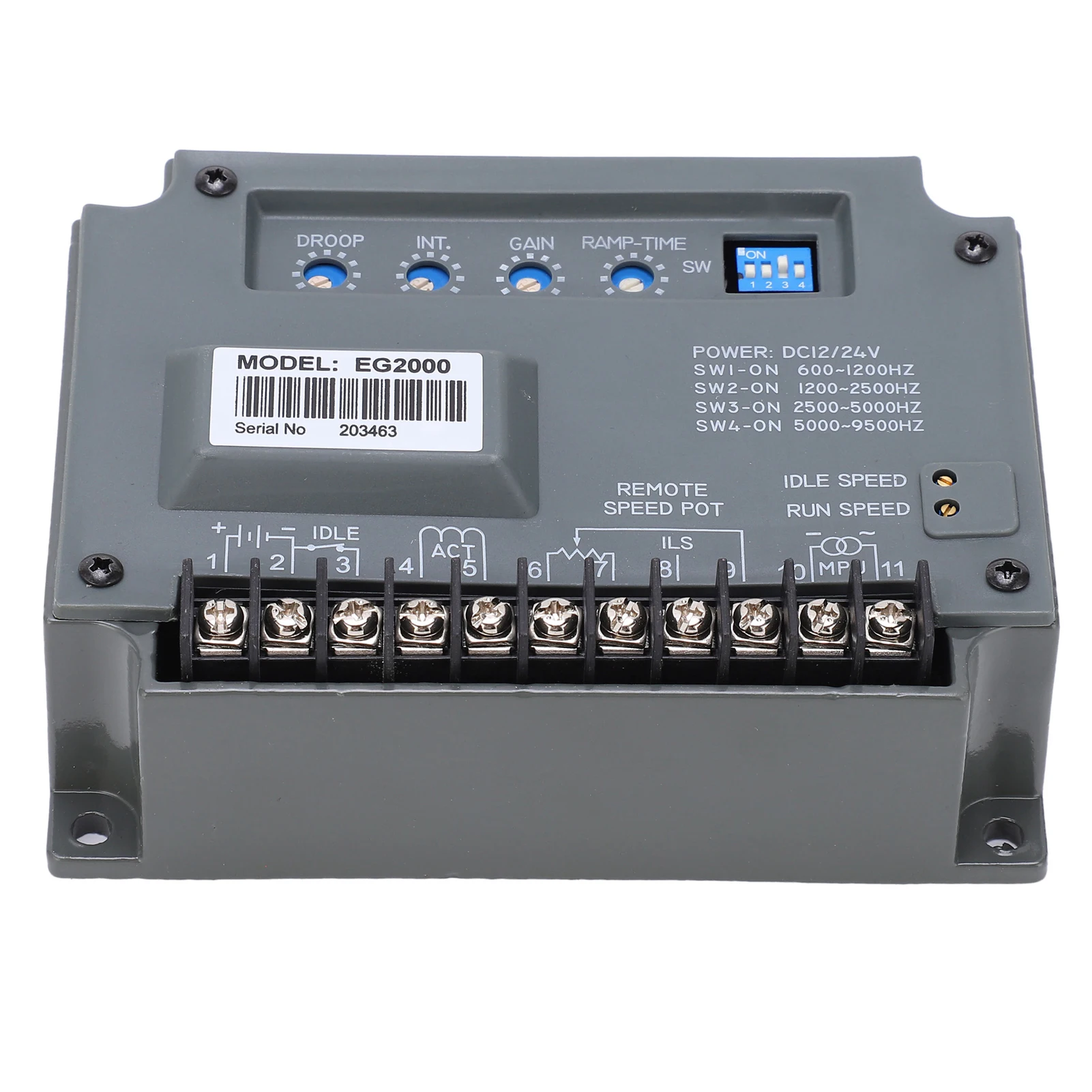 Generator Speed Control Board Electronic Governor  Generator Control Regulator EG2000 12/24VDC Generator Speed Regulator view 6