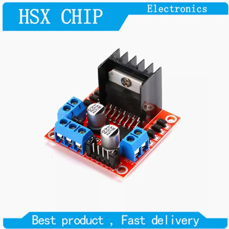 L298N Stepper DC Motor Driver Shield Expansion Development Board For Arduino