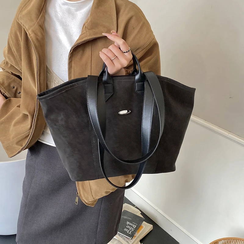 2025 الخريف/الشتاء خمر متجمد الجلد المدبوغ حمل حقيبة الحد الأدنى الكتف محفظة للنساء حقيبة يد الموضة تنوعا ركاب حقيبة #2