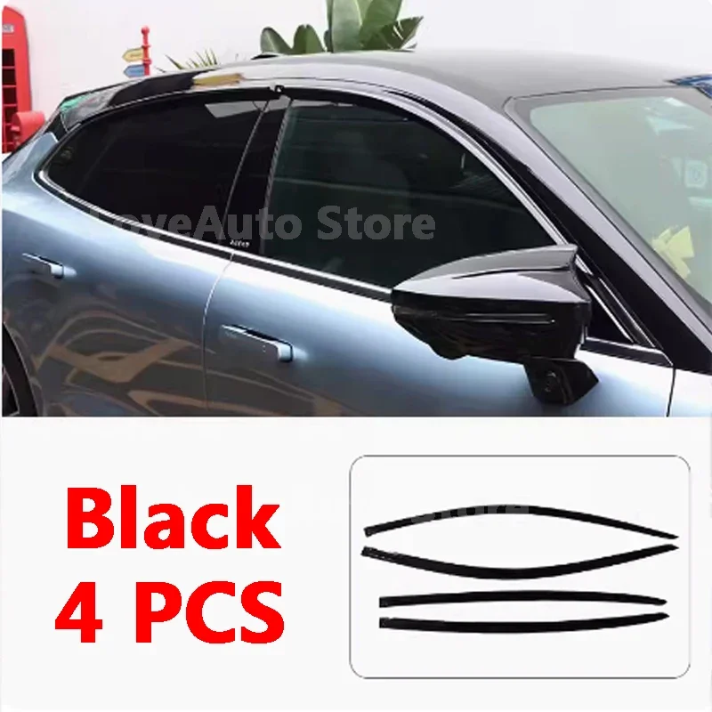 

For ZEEKR 001 2025 2024 2022 2023 Car Window Visor Door Rain Sun Shield Side Windows Vent Shades Sun Rain Guard Accessories