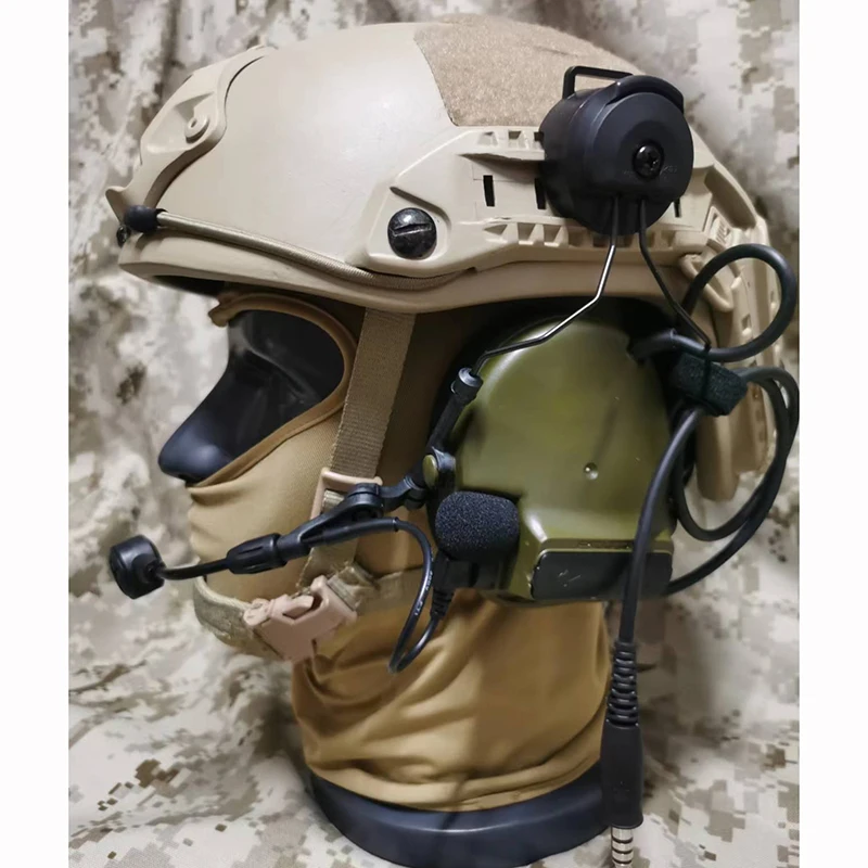 Comtac xpi viポーラーノイズリダクションタクティカルヘッドセット
