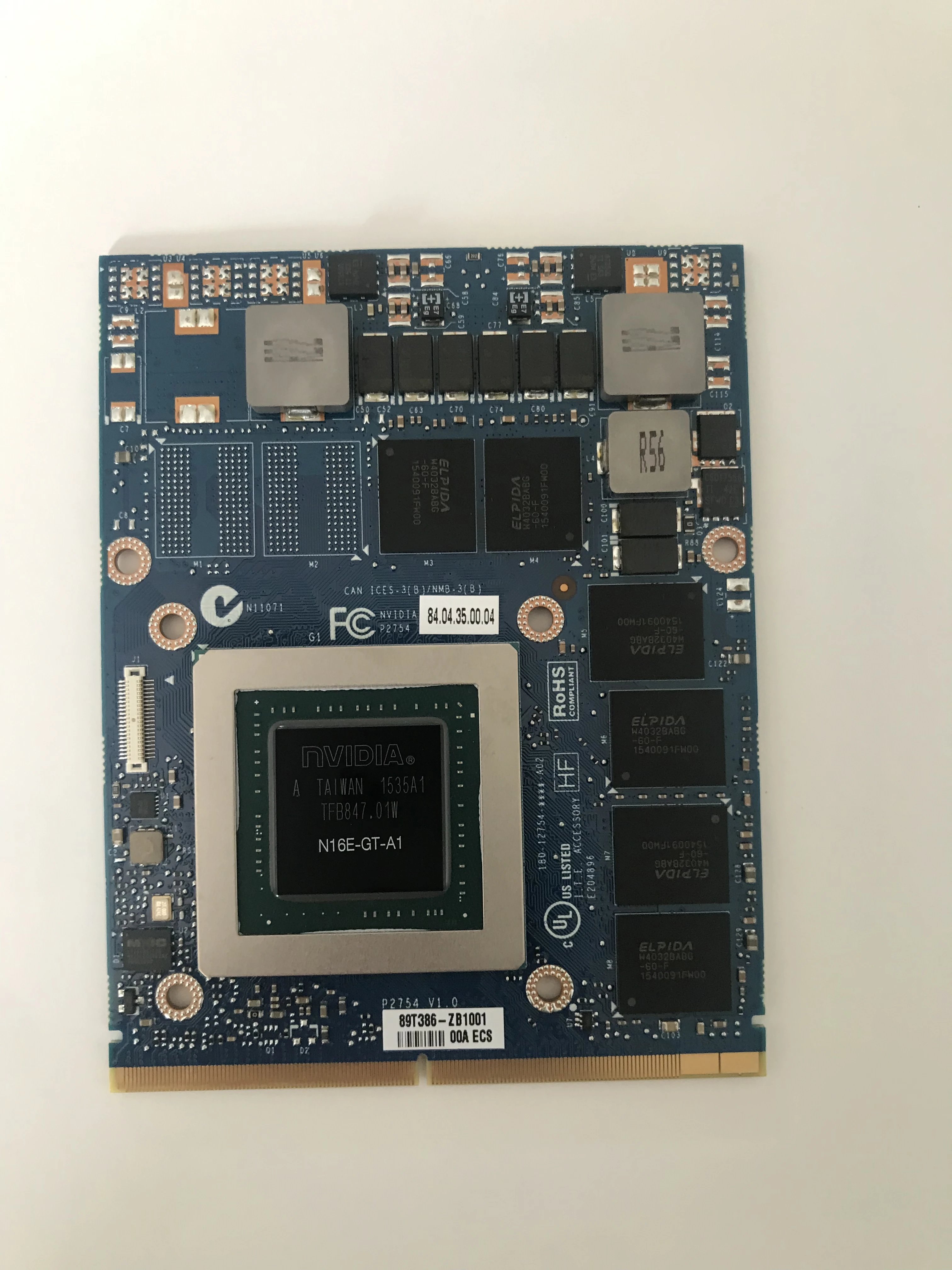 

Original GTX 970M GTX970M 6GB VGA Video Graphic Card For Laptop MSI 16F3 16F4 1762 1763 GT60 GT70 gt 780dx GT780DX Test 100%