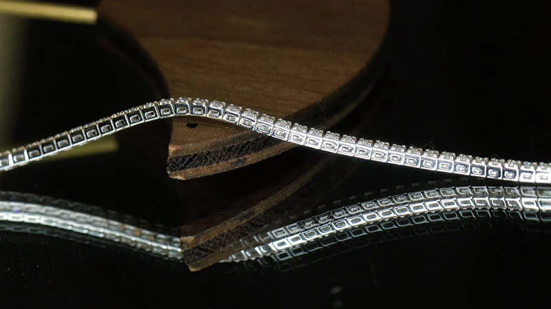 KUGG 100% 18K White Gold Bracelet Classic Design 1.0carat Real Natural Diamond Bracelet for Women High Wedding Jewelry