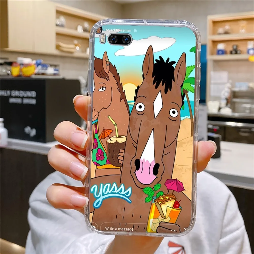 BoJack H-Horseman Phone Case For Huawei Mate P10 P20 P30 P40 P50 Smart Z Honor 50 60 70 Pro Lite Transparent Case