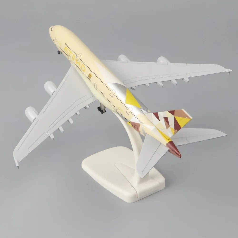 20Cm 1:400 Etihad A380 Model Airplane Replica Alloy Material Diecast Airplanes Thai Airways A380 Series Planes model