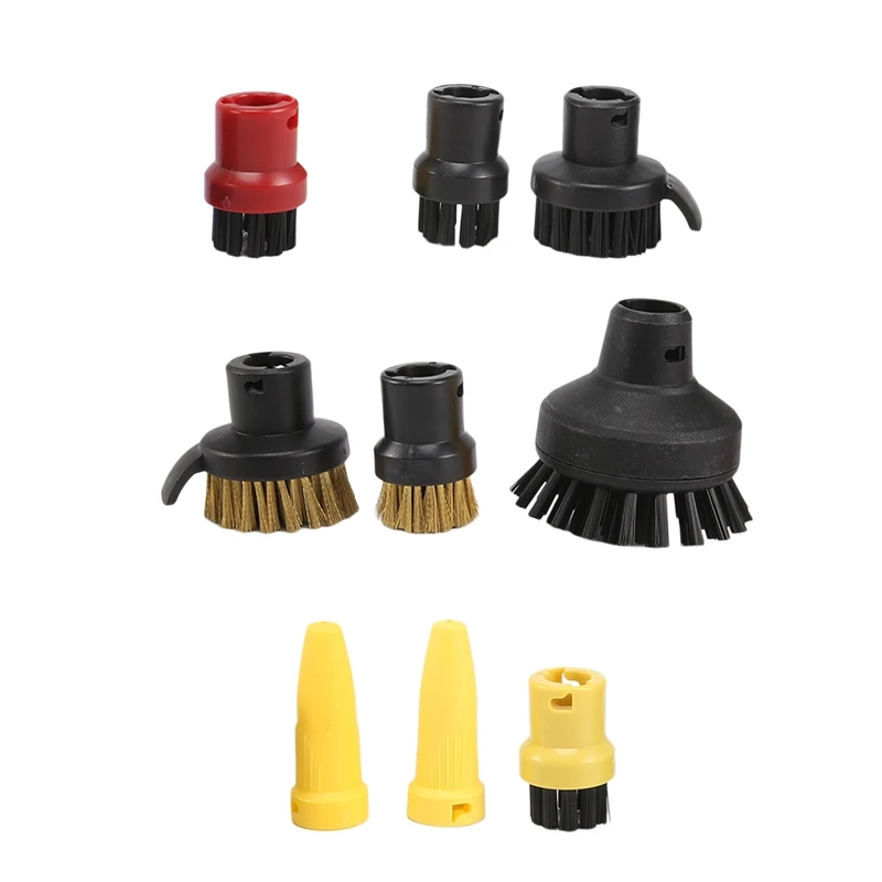 ГОРЯЧИЙ! Для Karcher SC3 аксессуары для ручного пароочистителя SC1 SC2 мощная насадка SC4 SC5 насадка щетки SC7 CTK10 круглая щетка