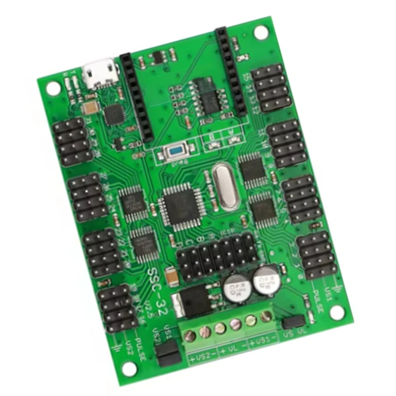 Servomoteur multicanal N11R-SSC32-V2.5, 32 canaux, avec Interface USB XBEE, compatible PC-MAC LINUX pour araignée Hexapod, Robots bipède