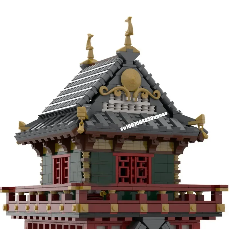 Nieuwe 6618 Stuks Beroemde Ninja Serie Samurai Kasteel Moc Street View Model Custom Puzzel DIY Creatieve Ideeën Kid Speelgoed Verjaardagscadeau