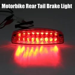 3-Wire 12VMotorbike Red LED Rear Tail Brake Light For 50 70 110 125cc ATV Quad Kart TaoTao Sunl  Motorcycle Light