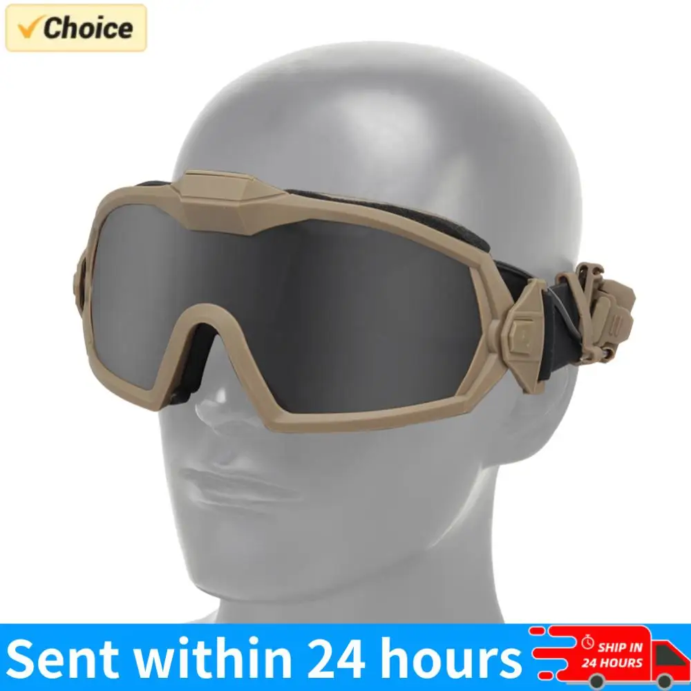 

Очки для активного отдыха на открытом воздухе с микро-вентилятором, защитные очки для страйкбола и пейнтбола, устойчивые к царапинам, защита глаз, защитные очки для охоты