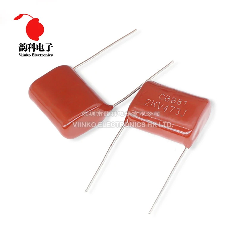 10pcs Metallized Polypropylene Film Capacitor 2000V 102 104 473 1NF 22NF 100NF 0.1UF 2000V 104J 102J 223J 473J 2KV CBB Capacitor