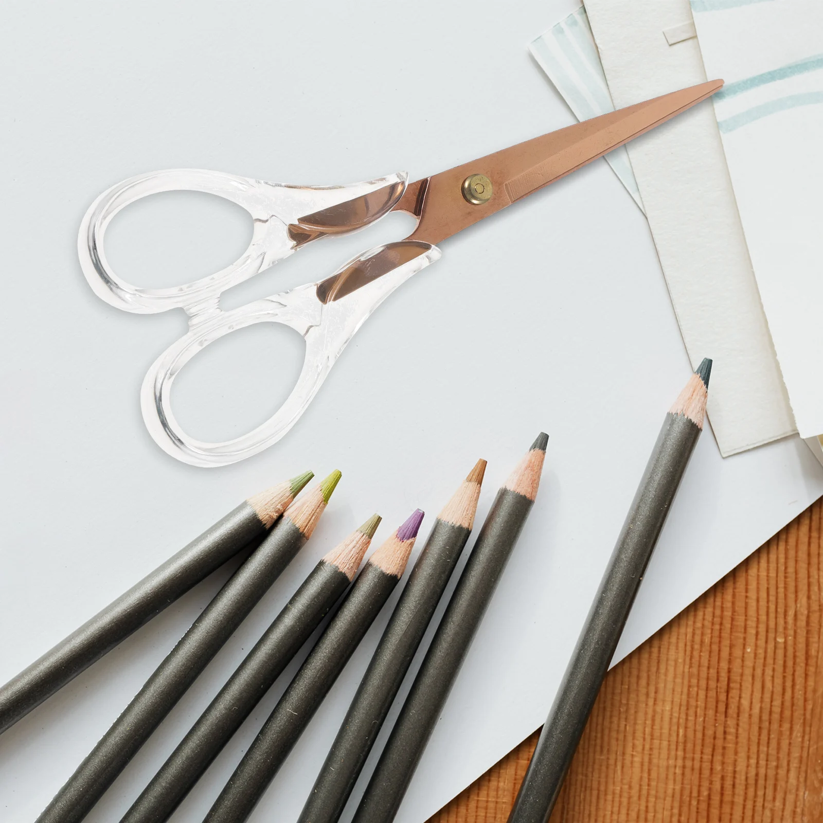 1 قطعة الفولاذ المقاوم للصدأ خياط مقص حاد وأشار قطّاعة سن اللولب أداة الخياطة DIY بها بنفسك الحرفية مكتب مقص مقص طالب #3