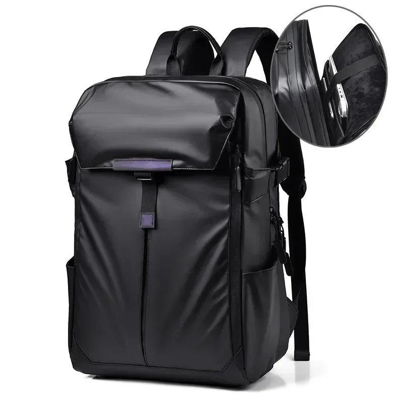 Sports Leisure Backpack Men's Large Capacity Waterproof Backpack 15.6 Inch Computer Backpack with Stretch Expandable Pocket L17