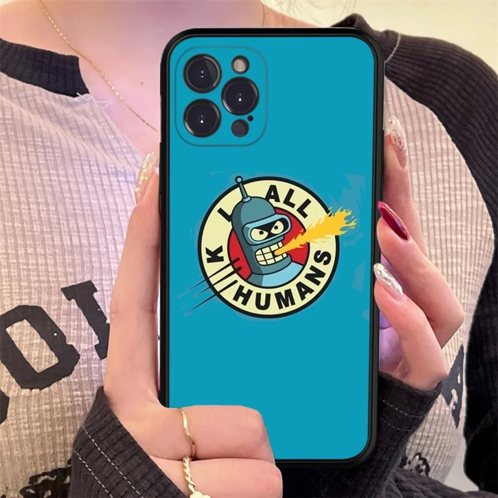 Funny Futuramas Robot Bender Phone Case Silicone Soft for iphone 15 14 13 12 11 Pro Mini XS MAX 8 7 6 Plus X XS XR Cover