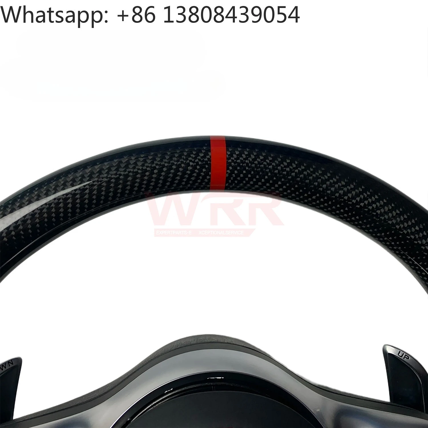 Car Steerin Wheel for Mercedes benz W205 W213 W253 C E GLC AMG Carbon Fiber Upgrade and Modification Leather ACC