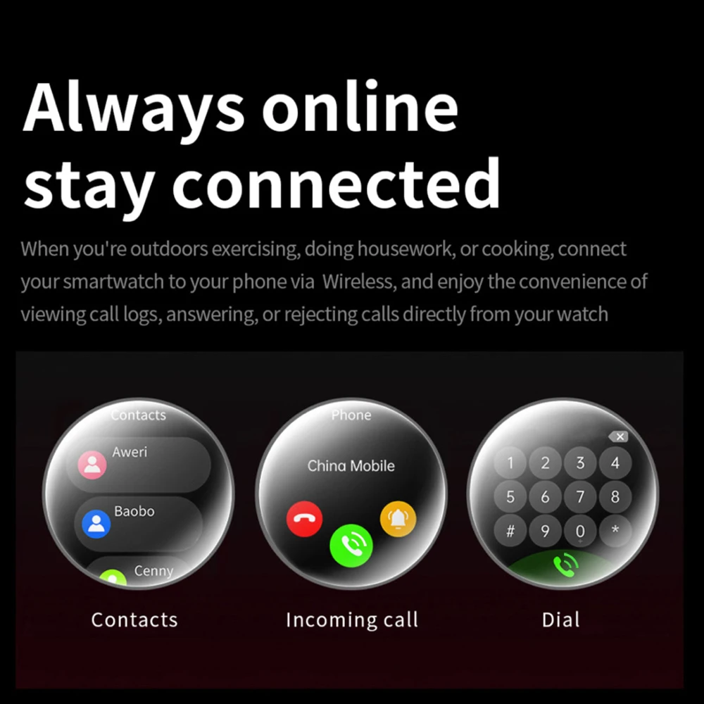 Montre connectée de sport, rappel sédentaire, écran incurvé 3D, Assistant vocal, appel à dents bleues, cadran vidéo DlY, 2025
