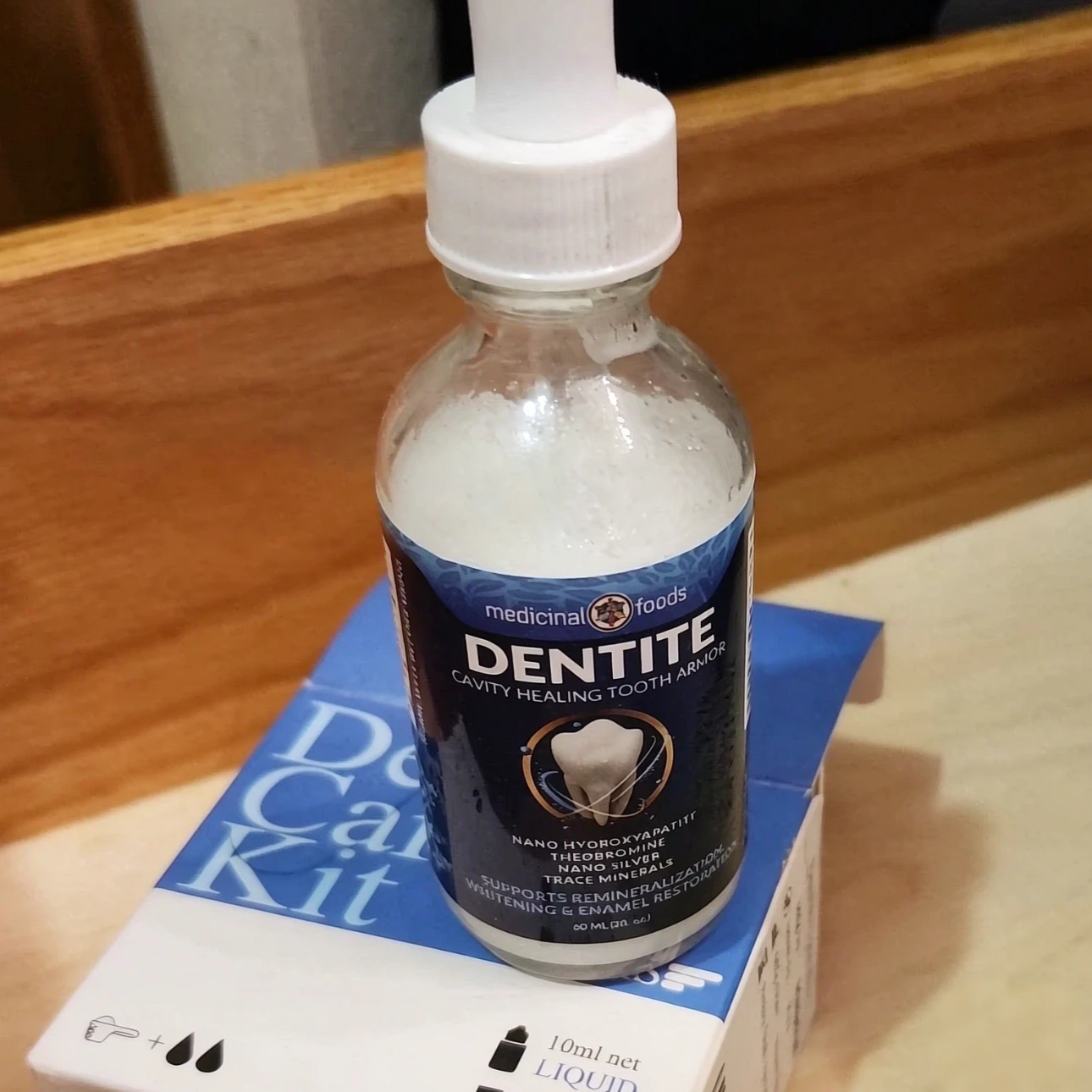 60ml Healthy Dental Enamel Cavity Repair Healing Liquid Professional Dental Care Drop Medicinal Foods Dentite Tooth Armor Liquid