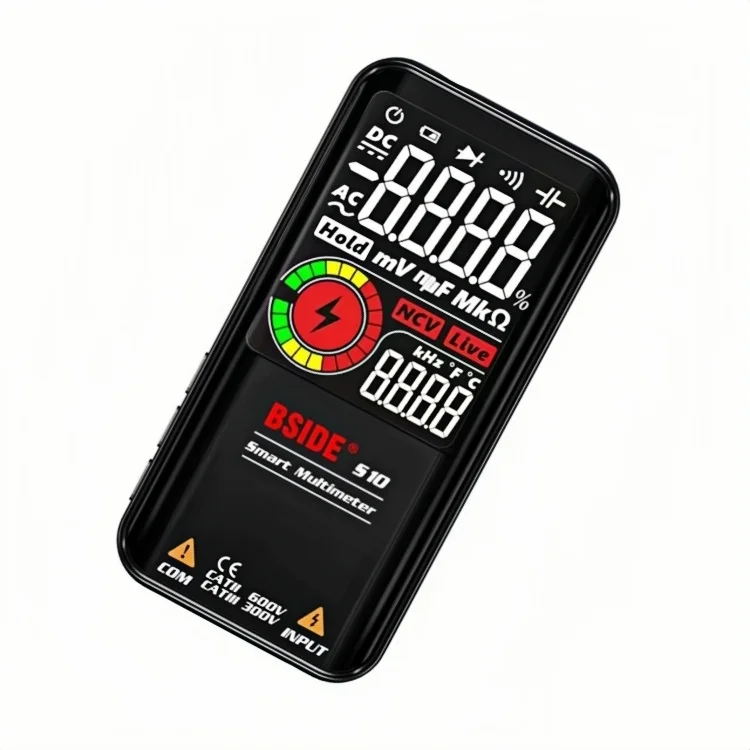 S10 Color Screen Digital Multimeter, Large Display True RMS Auto-Ranging Multimeter with High Accuracy for Electrical Testing