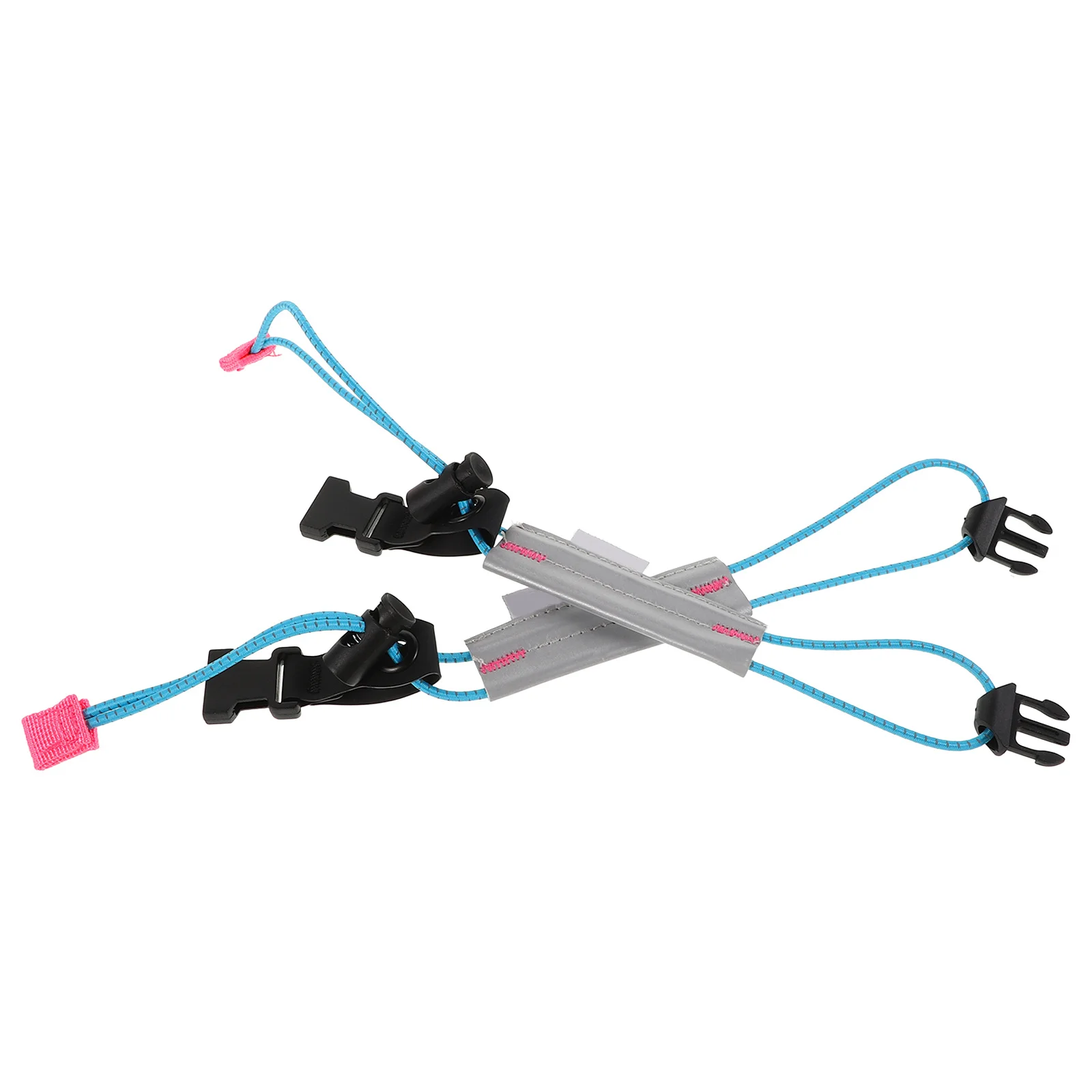 Bandes réfléchissantes pour pantalons, 2 pièces, Clips de manchette, sangles élastiques, course de nuit, cyclisme, sécurité, visibilité, bandes de jambe, sangle de cheville pour vélo en plein air