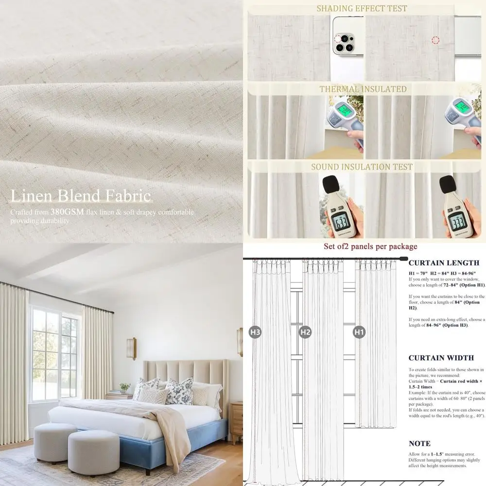 

Плотные шторы с изоляцией из пены с эффектом памяти 102, в стиле бохо, нейтральный крем для спальни и гостиной