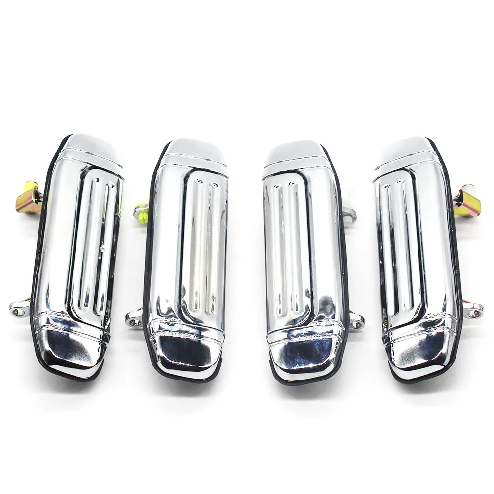 

4PCS/Lot FRONT Rear Door Handle Stainless Steel Plating for Mitsubishi Montero Pajero V46 V31 V32 V33 1992-2000