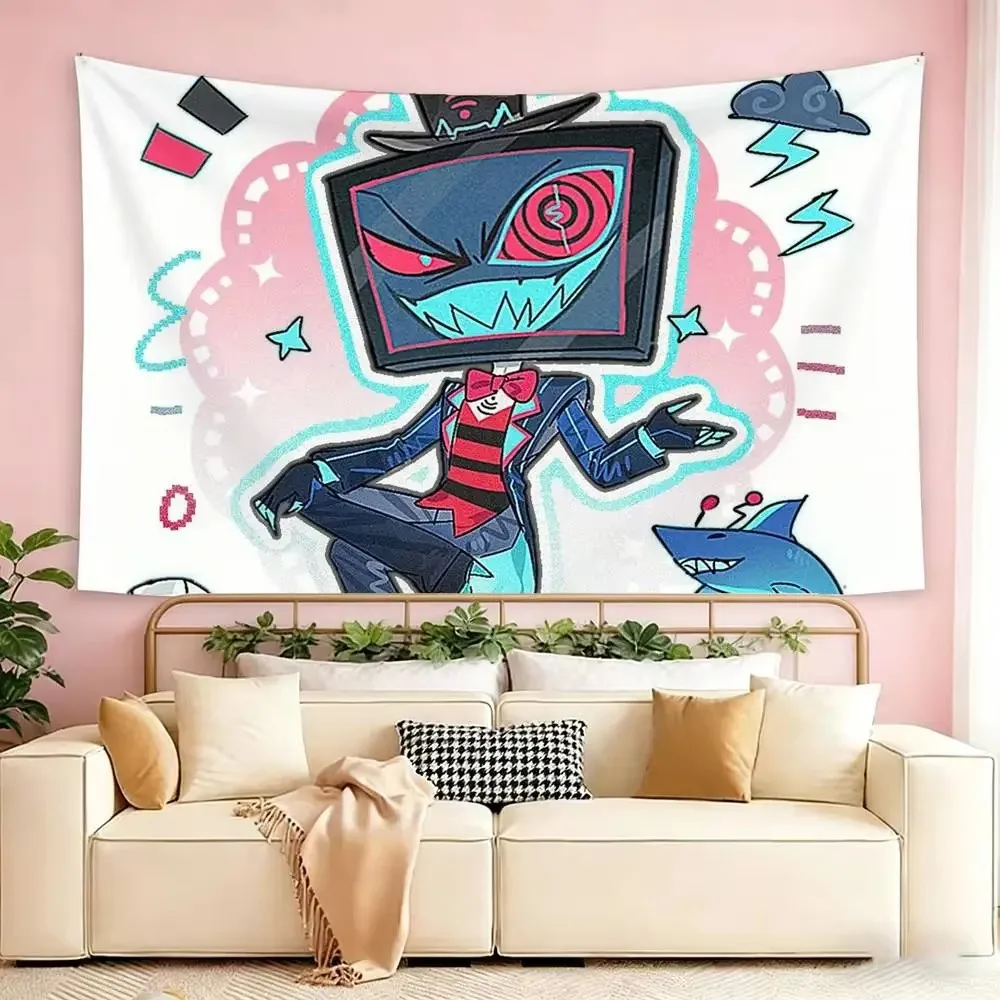 H-Hazbin VOX H-Hotel Trust Us Flags Suitable For Party Club Outdoor Interior Wall Decoration Banner Fans Gift