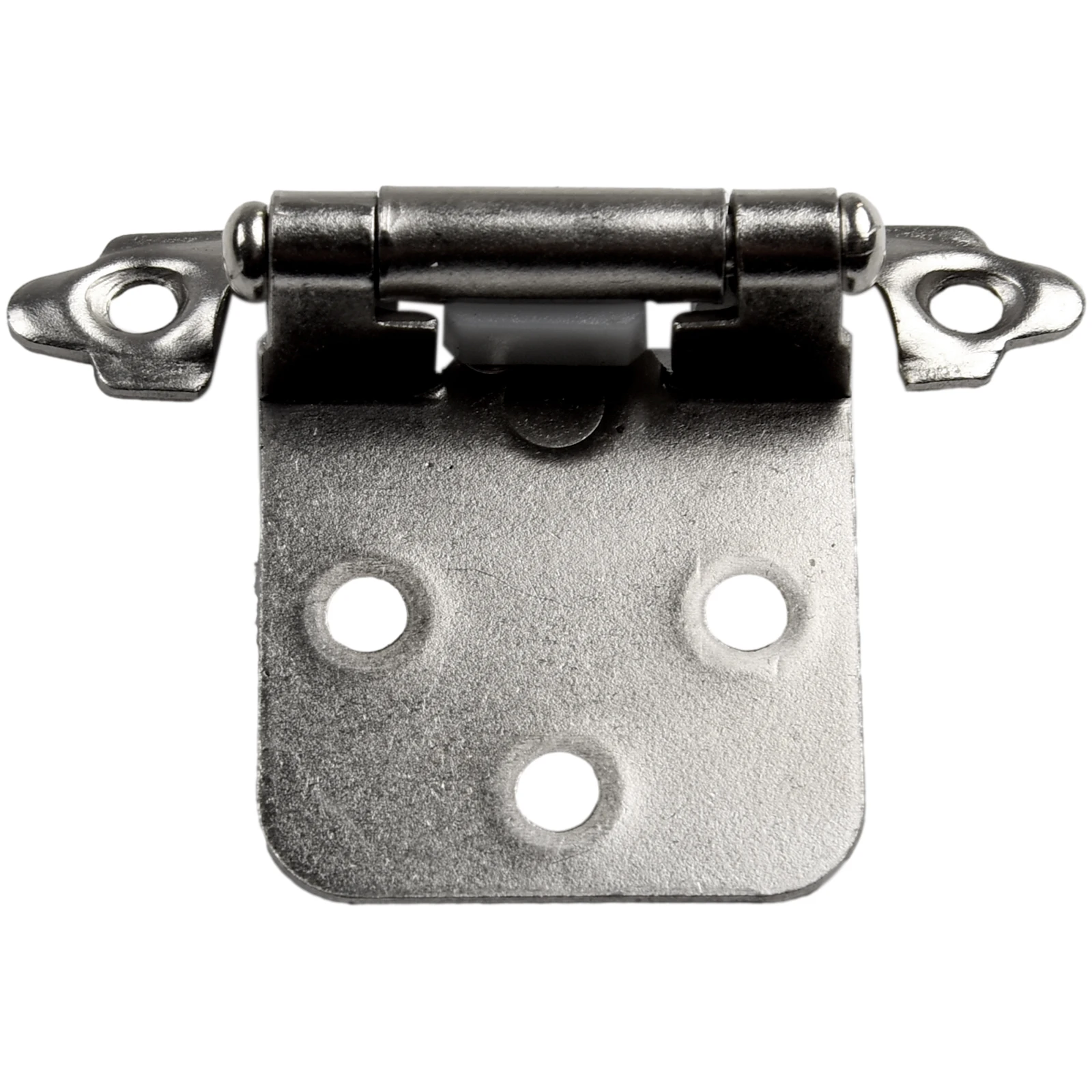 10pcs Cabinet Door Hinges Self Closing Flush Overlay Type Duty Cupboard Hinges Suitable for Wood and Plastic Doors