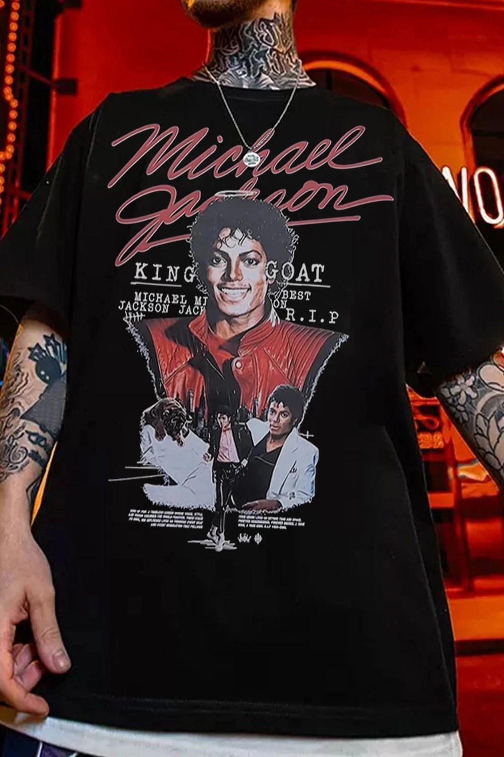 Legend Michael Jackson T-Shirt 100% Cotton Graphic Tee Men Women Summer Streetwear Top