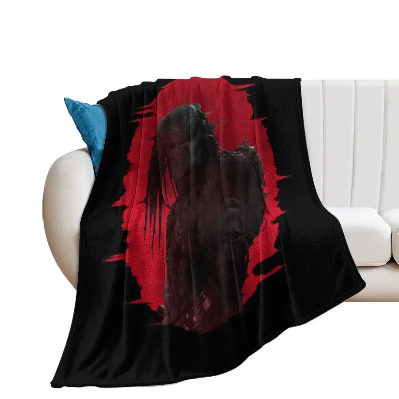 HUNTER UNDER A BLOOD RED SKY SHIRT Throw Blanket Beautifuls Luxury Brand Baby Blankets