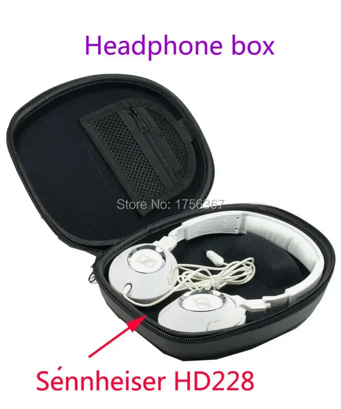 Earphone Suitcase headphone Carry case boxs For Sennheiser HD218 HD228 HD238 HD219 HD229 HD239 HD220 Headphone
