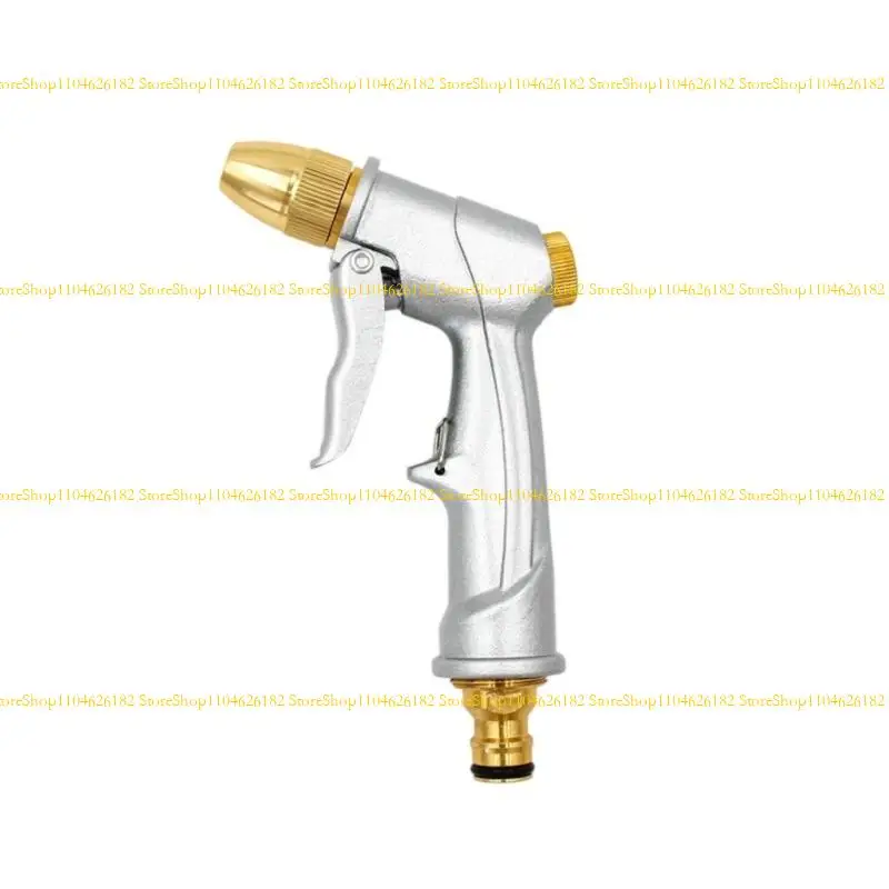 

Q2Q4 Garden Hose Nozzle Sprayer Heavy Duty Metal Handheld Water Nozzle High Pressure for Watering Plant Car Washing Patio
