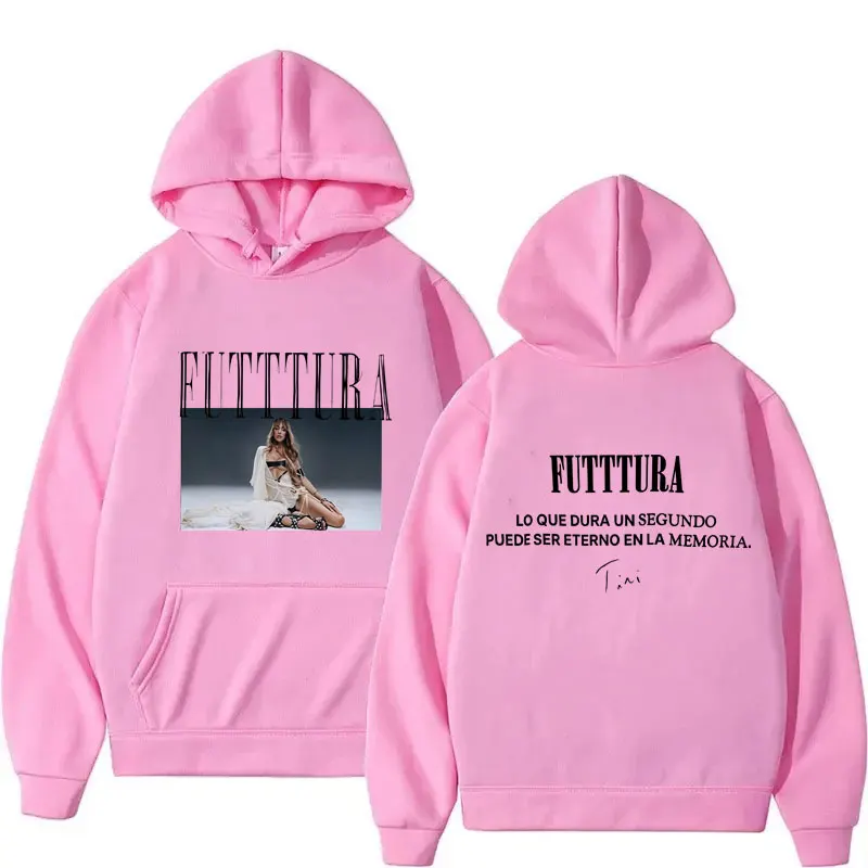 الرجال بلايز المغني TINI Futttura هوديي غير رسمي رجالي الخريف/الشتاء رياضية عادية كم طويل المتضخم البوب البلوز المشجعين هدية