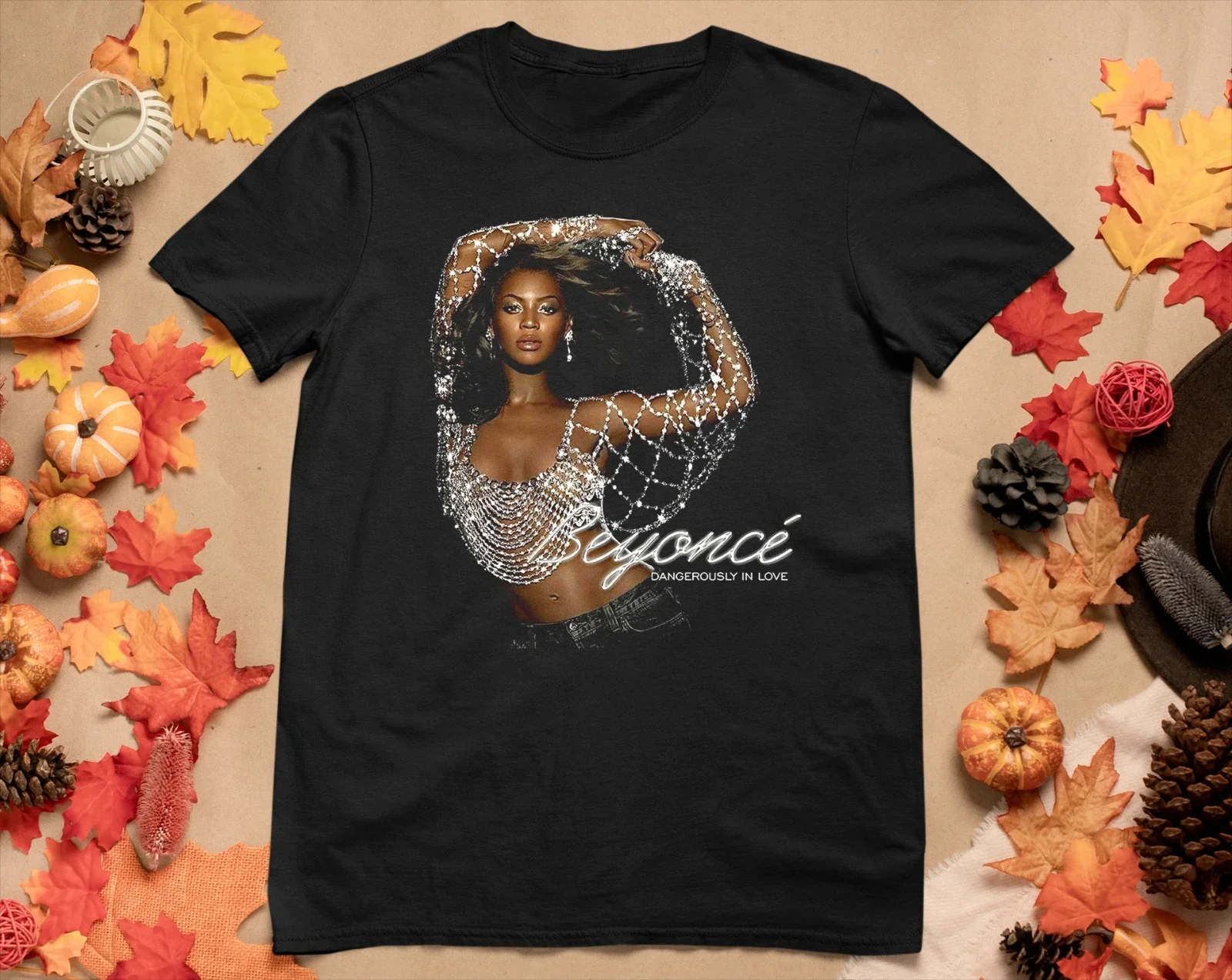 New Beyonce Dangerously In Love Rare Short Sleeve Black Unisex  T-Shirt Tee Shirt Unisex