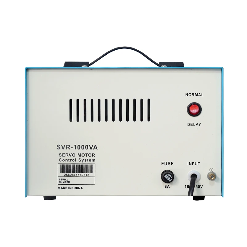Hight Quality Single Phase 1000va 1500va 3000va 220v Servo Motor Avr Time Delay Automatic Voltage Regulator Stabilizer 4