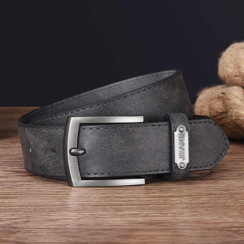 Lässiger Herren-Gürtel mit Dornschließe, modisches Business-Accessoire, Designer-Gürtel in Übergröße, vielseitig einsetzbar für Jeans, Kleider und Freizeitkleidung – Detail 10