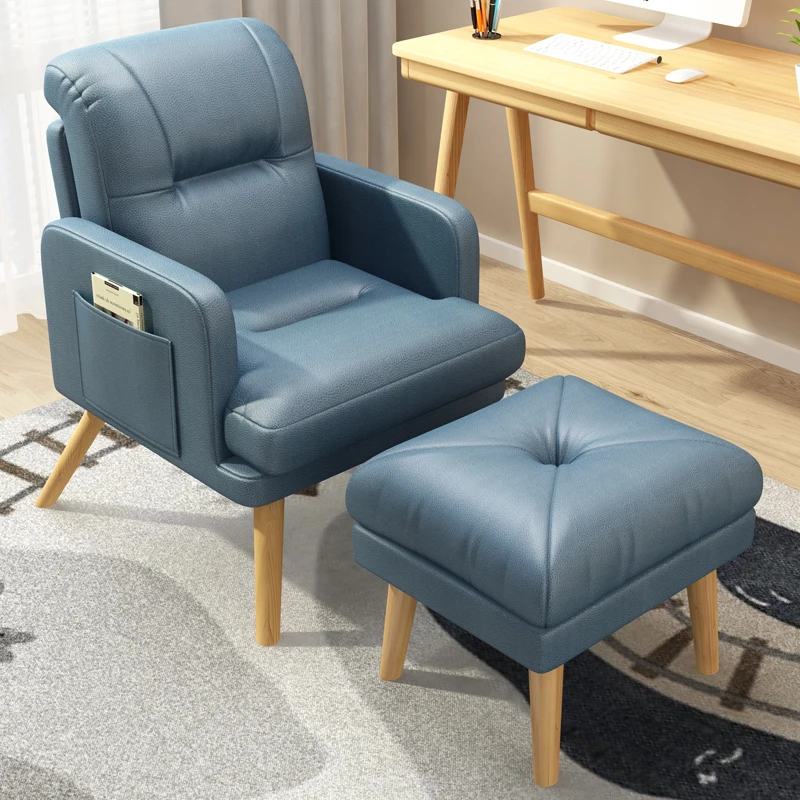 

Home computer chair chair study office chair bedroom reclining single seat comfortable sedentary sofa chair leisure lazy