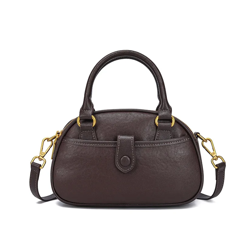 

New Women's Leather Shoulder Bag - Lightweight Convertible Crossbody & Vintage Satchel, Fashion Commuter Retro Bag for Daily Use