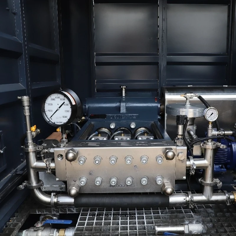 ultra High Pressure Water Jetting System with Electric Drive for Heavy Industry Rust Removal and Descaling
