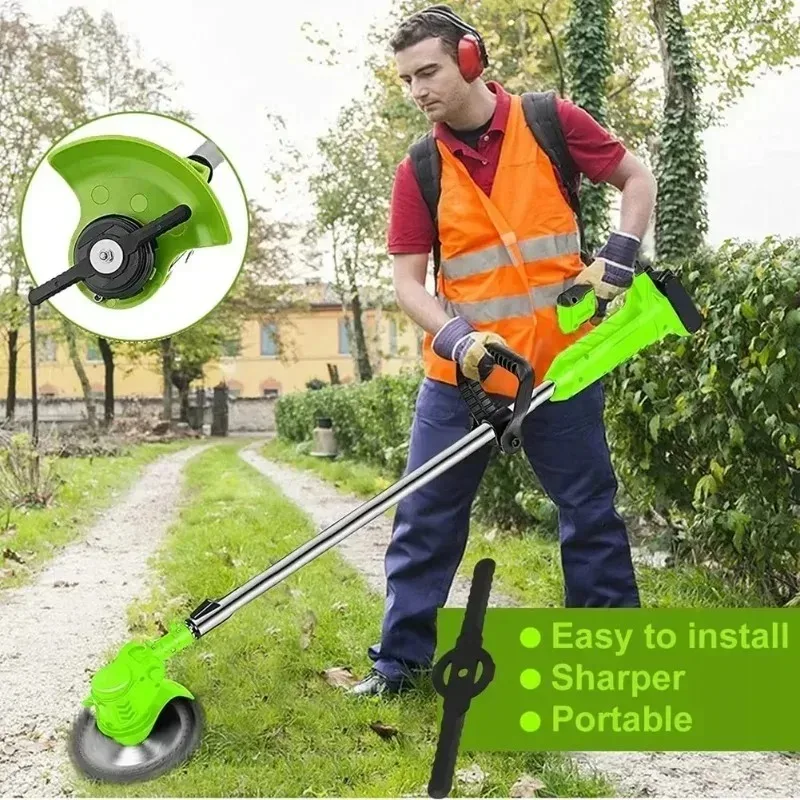 

50Pcs Lawn Mower Trimmer Accessories Plastic Grass Trimmer Blades Lawn Mower Blade Cordless Trimmer Garden Tool