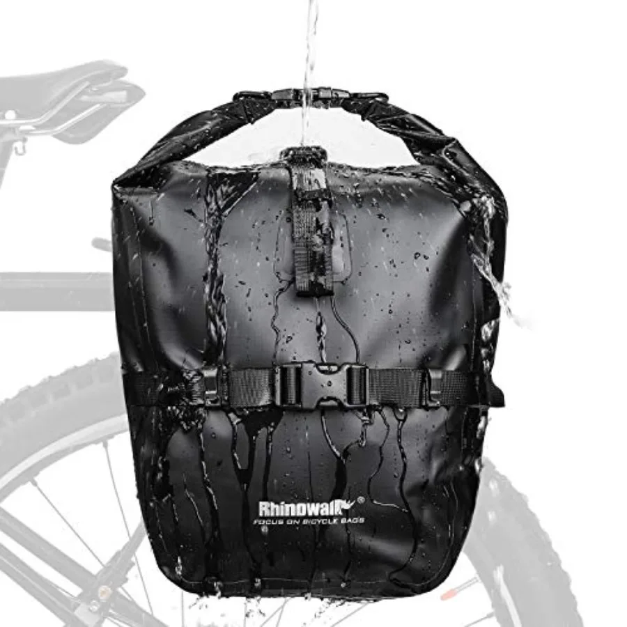 

20L Bike Pannier Bag Waterproof Bicycle Rear Seat Trunk Bag for Cycling Bicycling Traveling Riding