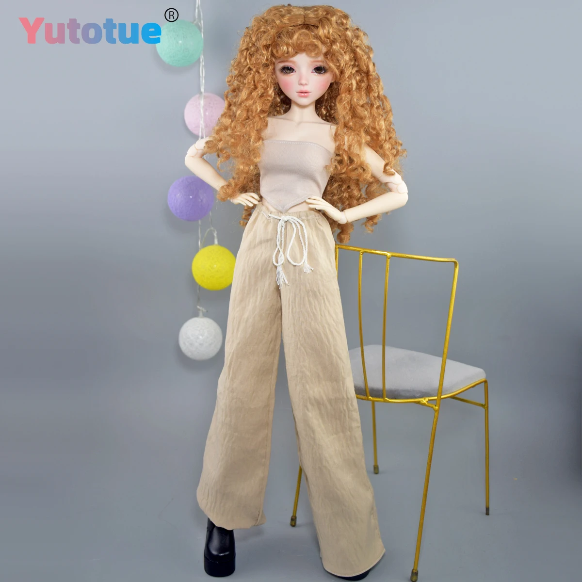 YUTOTUE 56 سنتيمتر الارتفاع أنثى دمية 1/3 BJD دمية لعبة نابض بالحياة للإزالة وتتسابق الباروكات عيون أفضل هدية #3