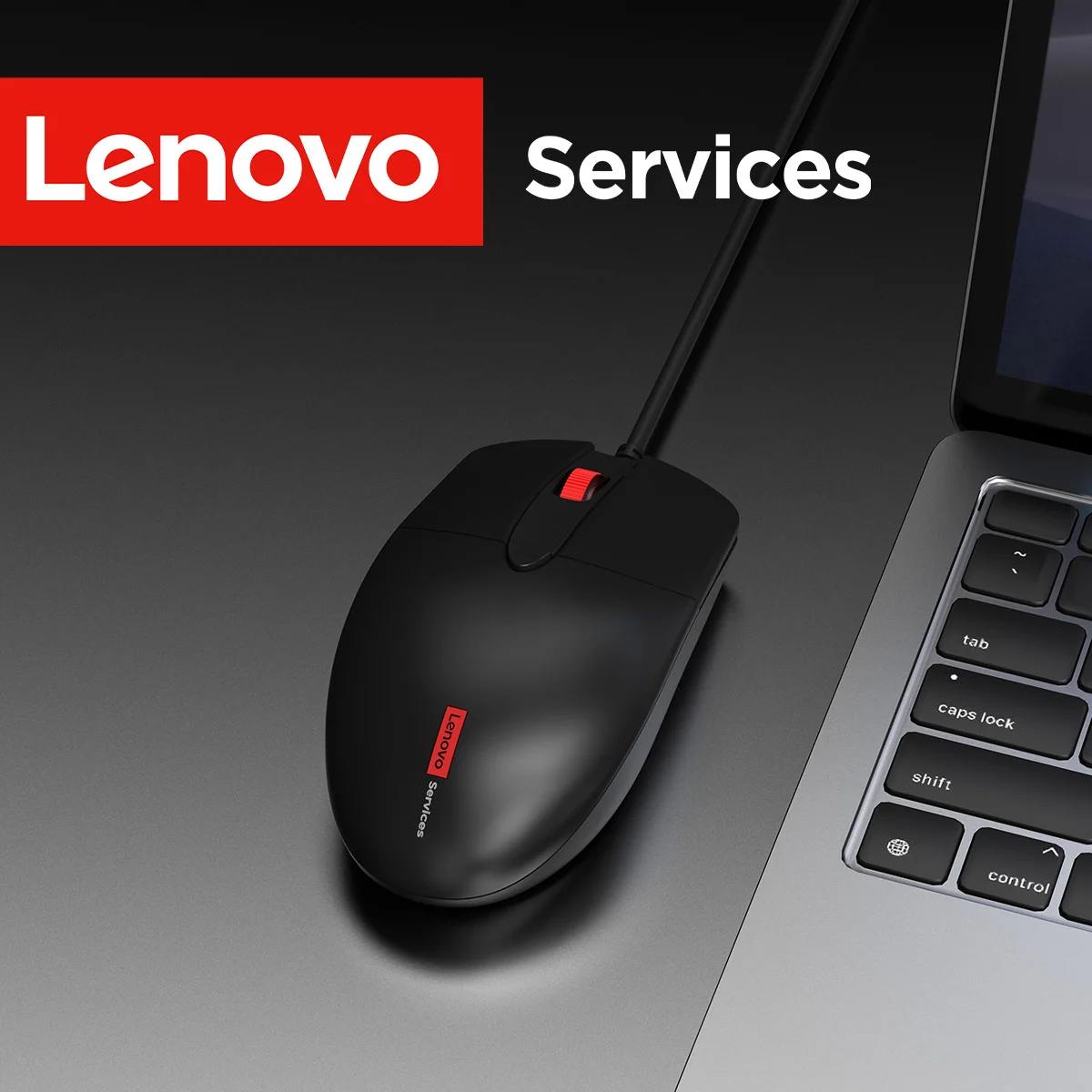 

Lenovo Classic Wired High Sensitivity Mouse Business Home Ergonomic Design Durable USB Optical Gaming Pc Laptop Mouse