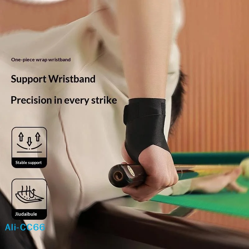 【C】Billiards Wrist Protection Glove Support Calibration Elastic, Unisex Training Guard Left Right Hand