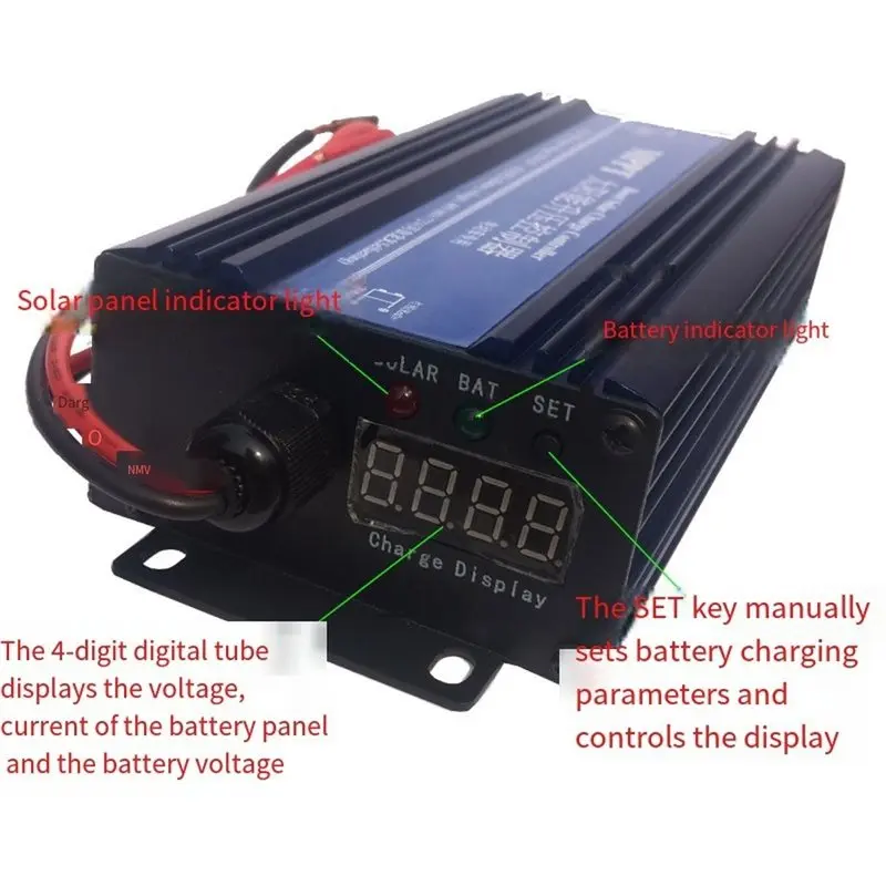 Solar Electric Vehicle Charging Controller, 600W Solar Boost Controller, For 48V 60V 72V Systems