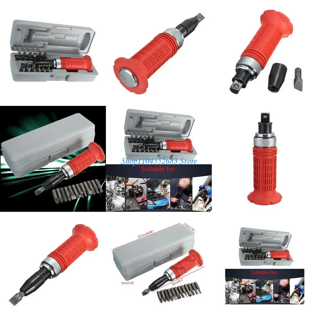 

Y6GD Multi-purpose Impact Screwdriver Set Screwdriver Head Set Driver Carbon Steel