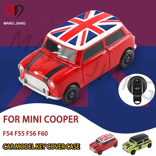 Funda protectora para llave de coche, carcasa protectora para Mini Cooper F54 F55 F56 F57 F60, soporte para llavero, bolsa, decoración, accesorios de moda