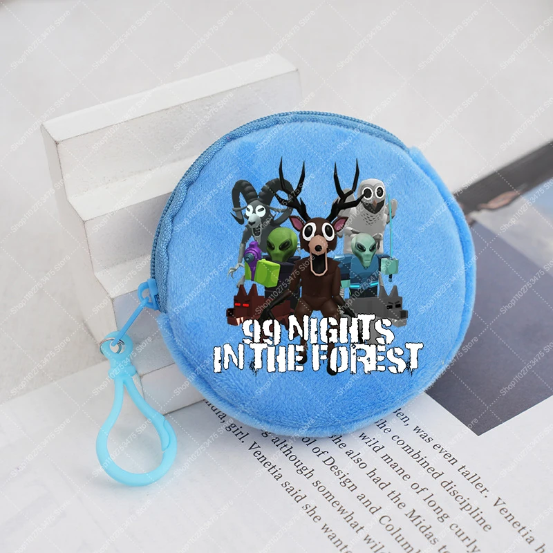 

Game 99 Nights in The Forest Kids Coin Purse Cartoon Cute Wallet Children Anime Plush Money Bag Boy Girl Storage Pouch Xmas Gift